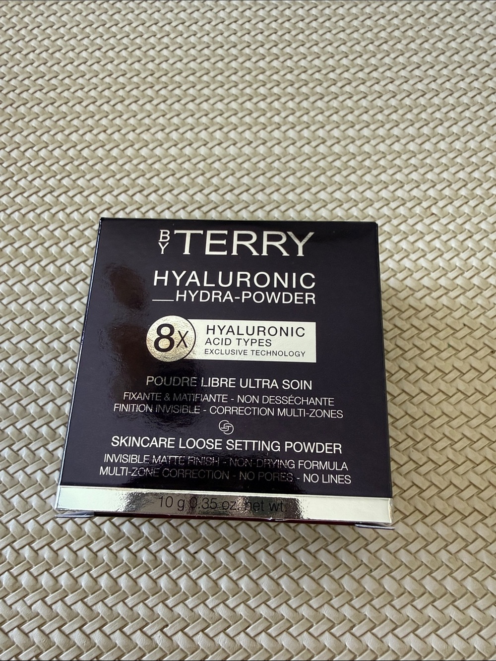 By Terry Hyaluronic Hydra-Powder Skincare Loose Setting Powder — Black